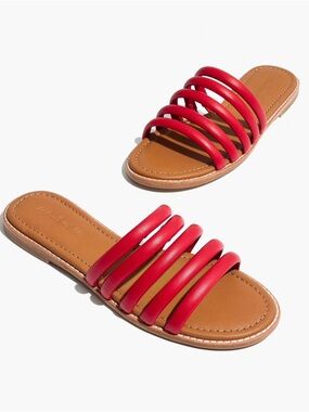 Madewell Addie Leather Slide Sandal size 9